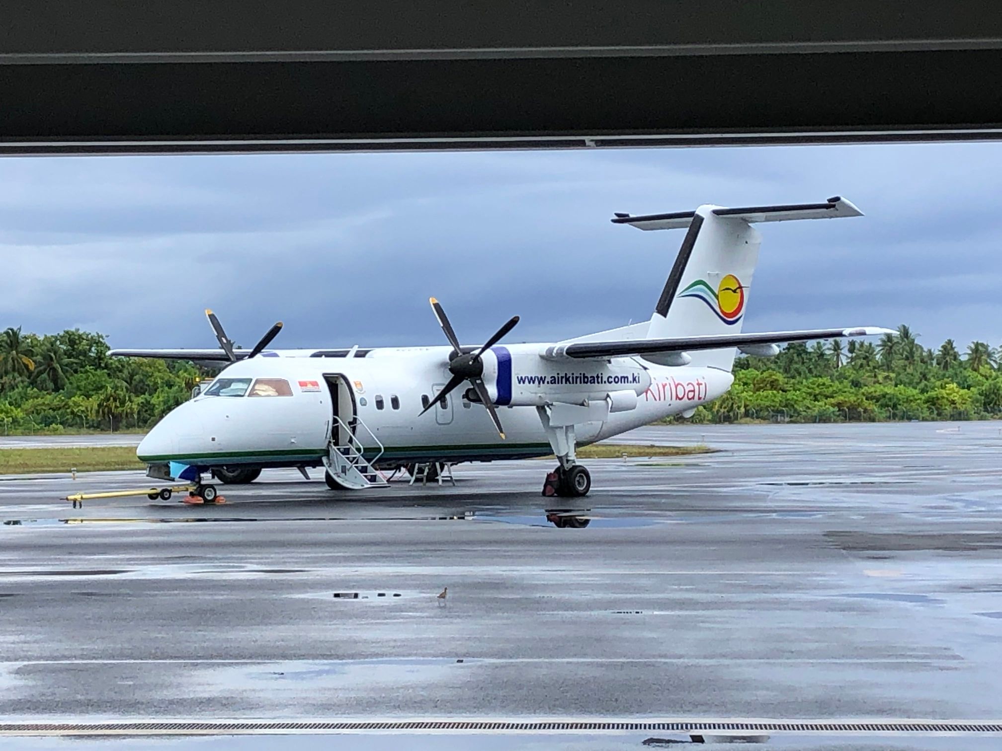 Air Kiribati aircraft, useful to travel around the Pacific Islands