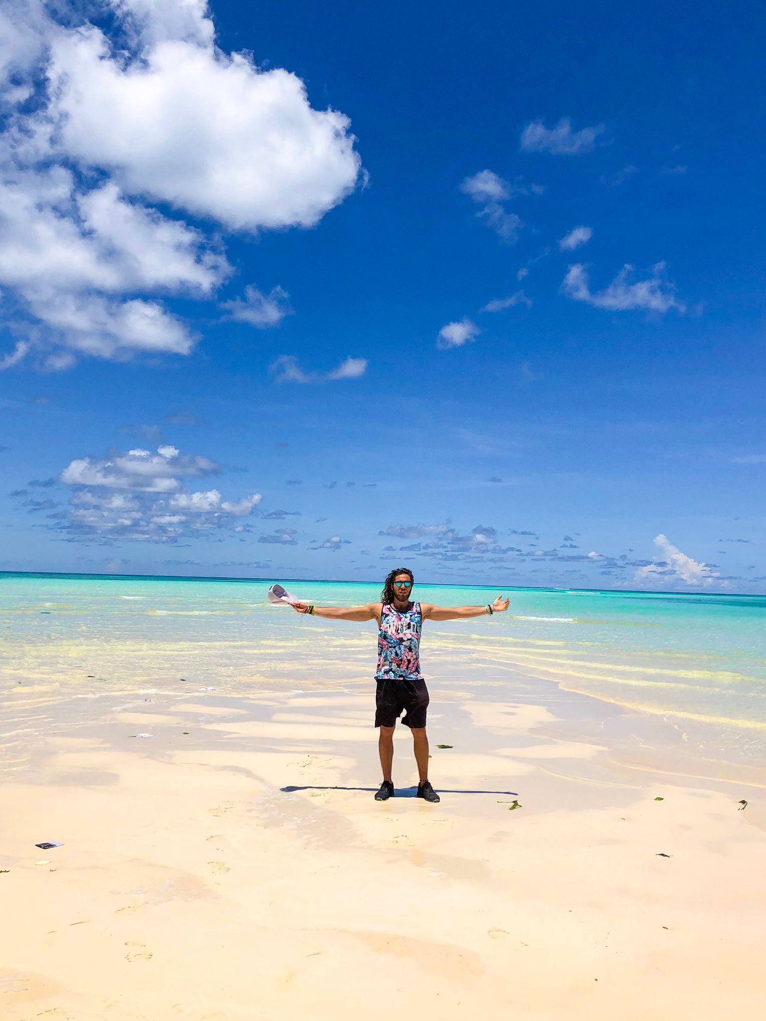 me at a beach in Tarawa, Kiribati