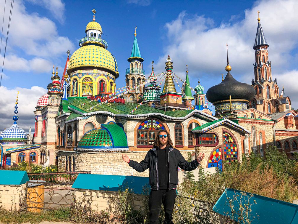 Temple of all Religions in Kazan, one of the 10 10 things to do along the Transiberian