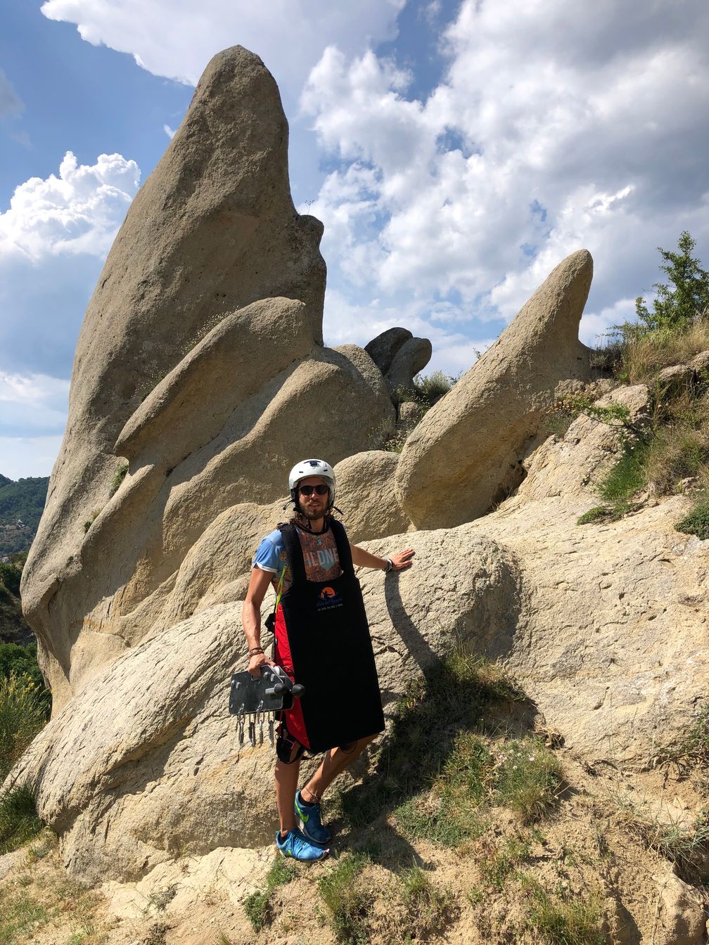 me on the Lucanian Dolomites