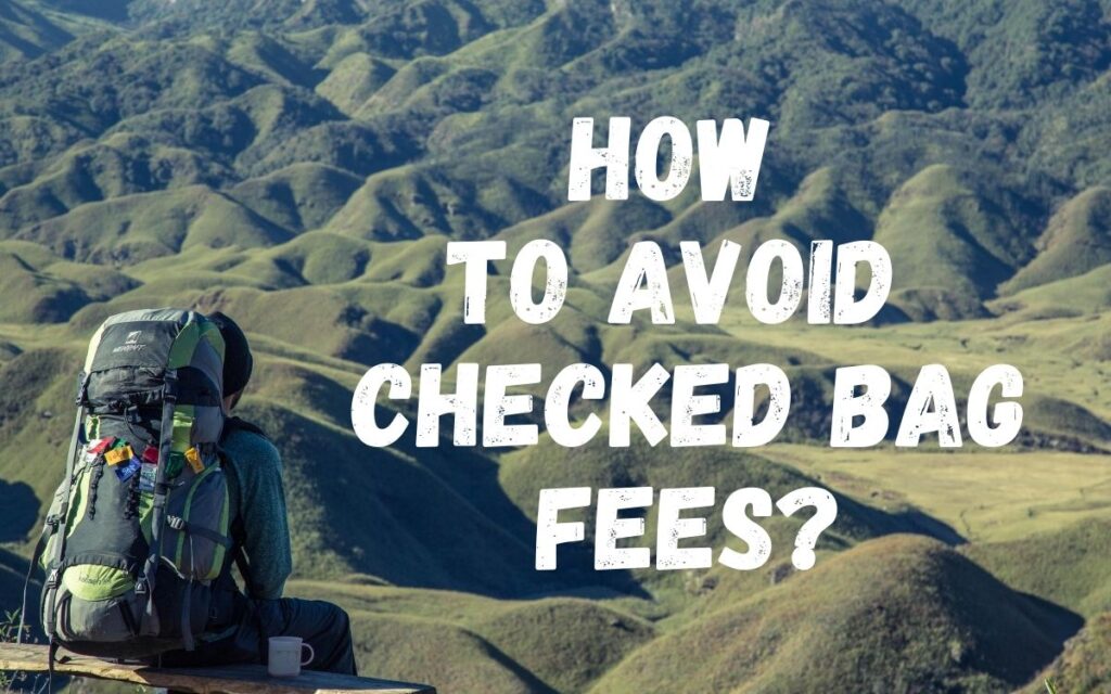 How to avoid checked bag fees