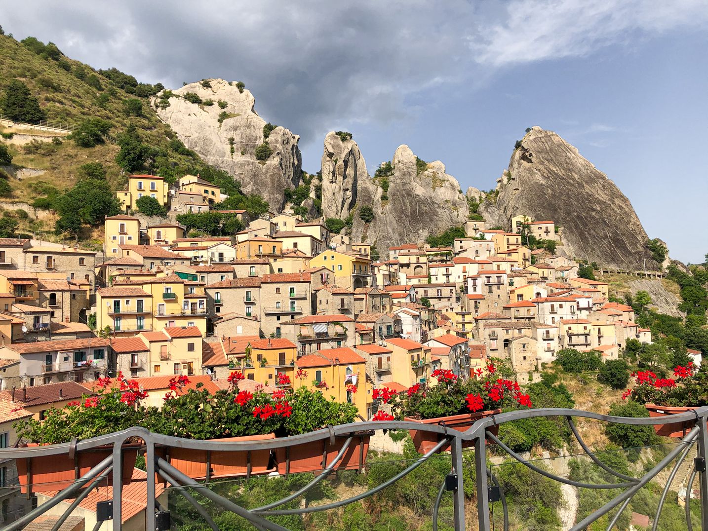 The village of Castelmezzano in Basilicata, starting point for The Angel Flight