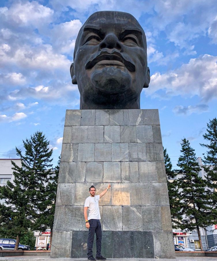the world's largest Lenin head sculpture in Ulan-Ude, one of the top 10 things to do along the Trans-Siberian