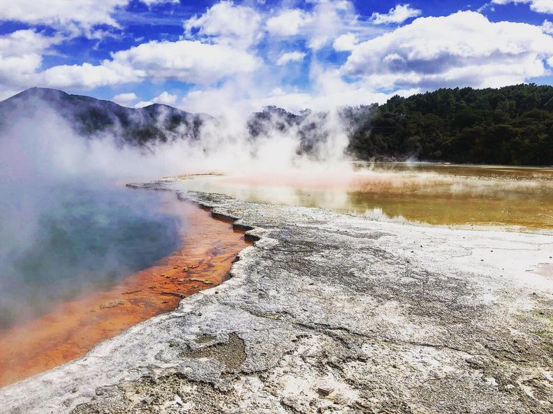 geothermal activity in New Zealand