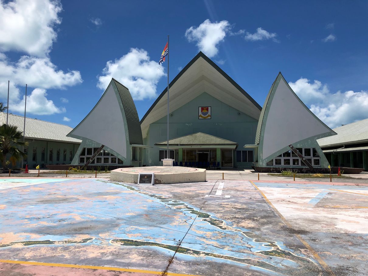 the parliament in Kiribati, one of the things to do there.