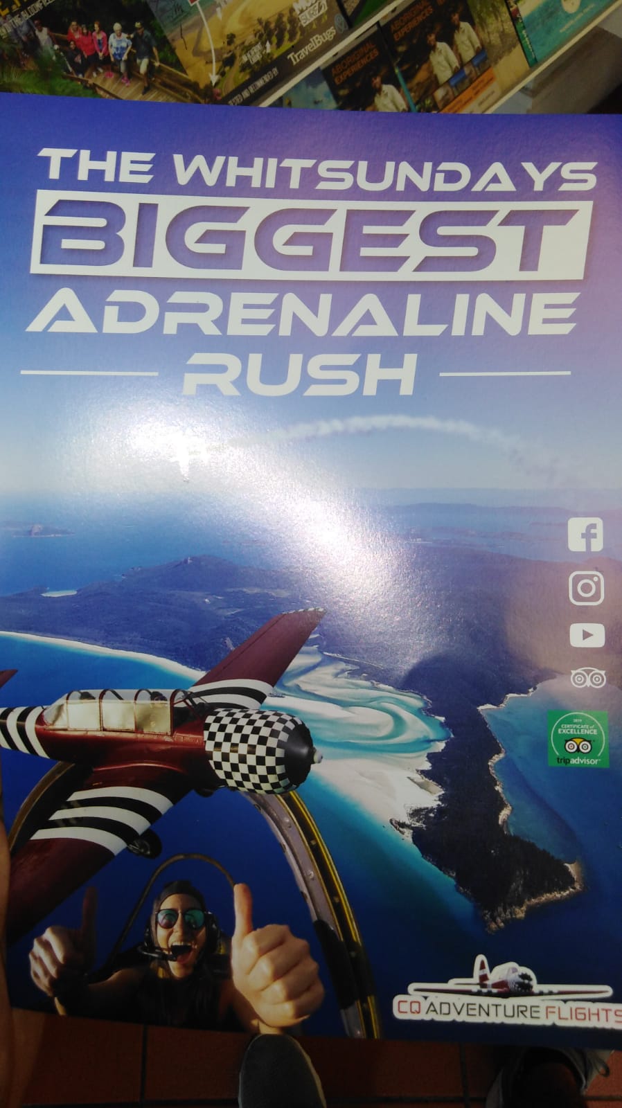 The flyer of the aerobati flight