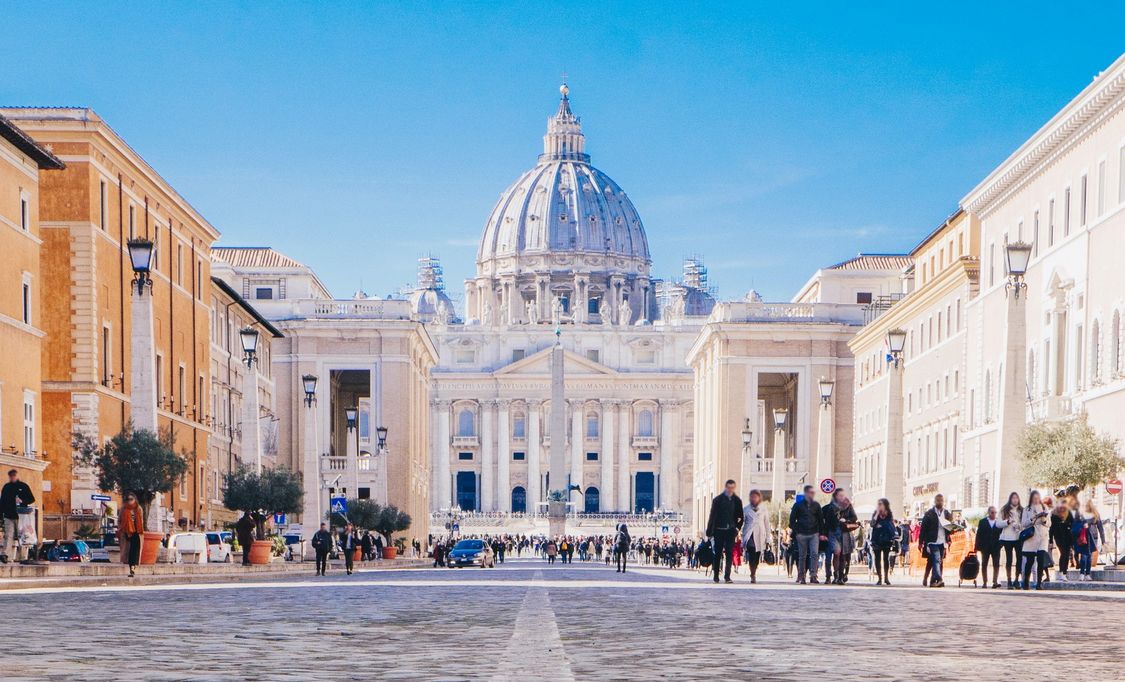 Vatican City and the Sant Peter Basilica