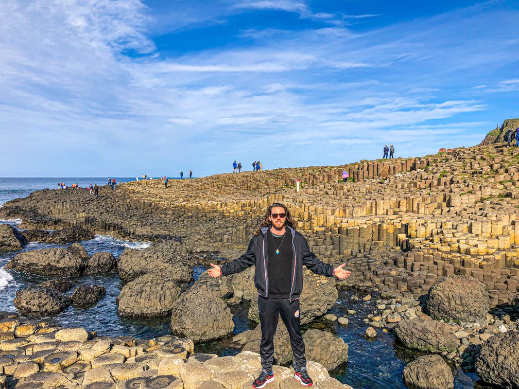 Giant's Causeway, most famous sight in Northern Ireland.