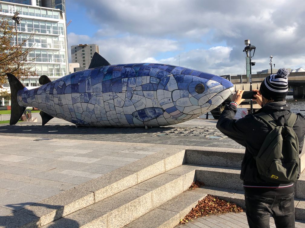 The Big Fish, iconic sculpture in Belfast