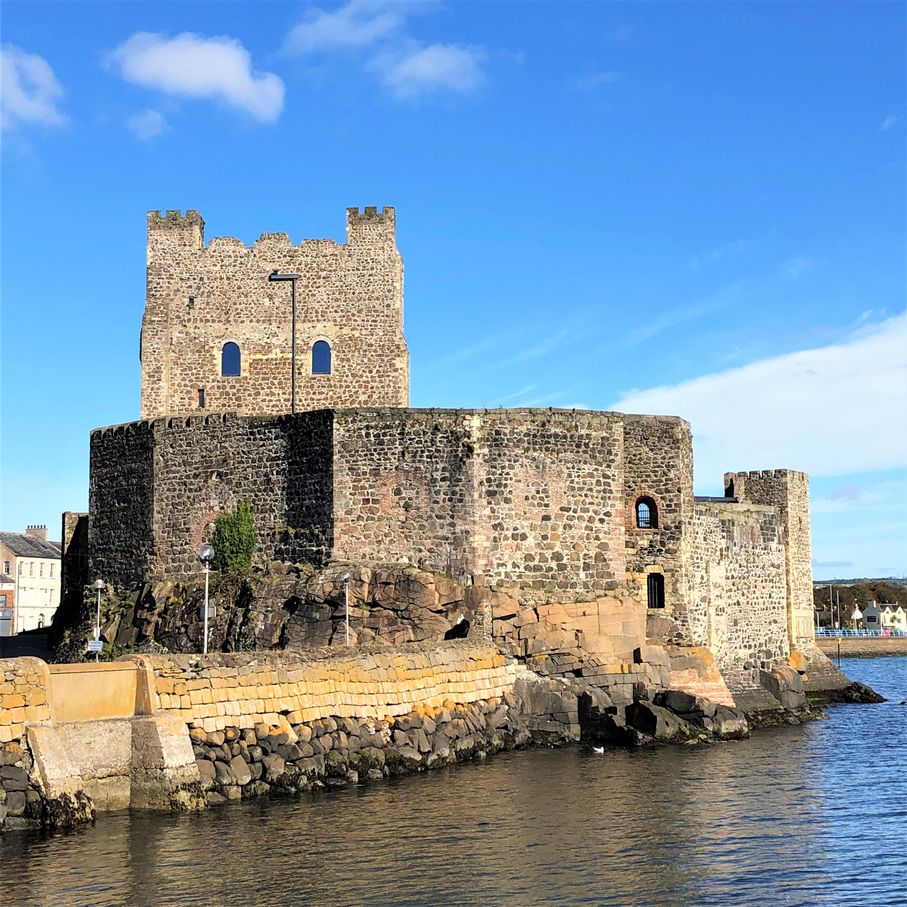 The Carrickfergus Castle, 1st stop of this road trip in Northern Ireland