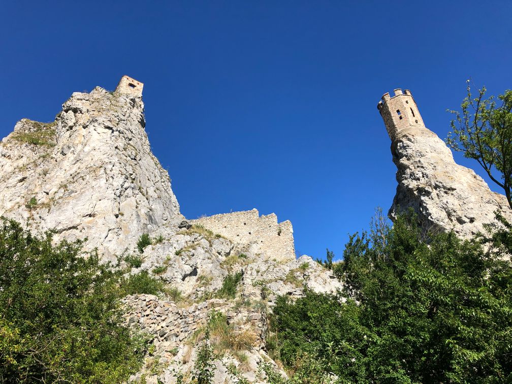 Devin castle in bratislava